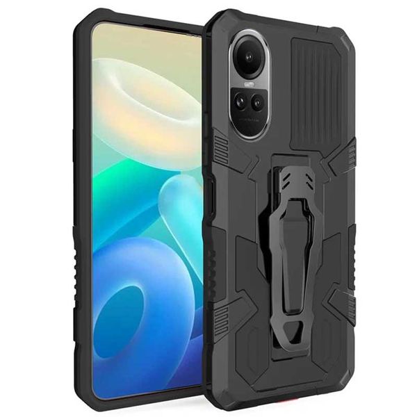 Противоударный чехол Defender Clip для Oppo Reno 10 Black (284213) 284213 фото