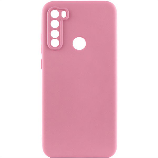 Чехол TPU GETMAN Liquid Silk Full Camera для Xiaomi Redmi Note 8T Розовый / Pink (299619) 299619 фото