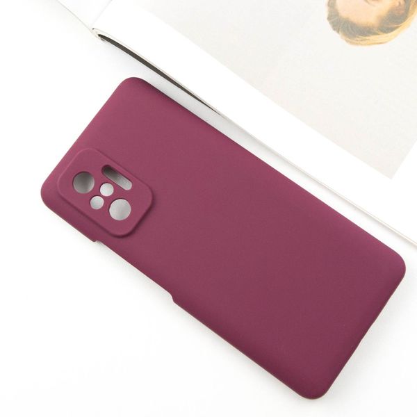 Чохол Silicone Cover Lakshmi Full Camera (AAA) для Xiaomi Redmi Note 11 Pro (Global) Бордовий / Plum (253007) 253007 фото