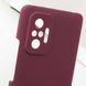 Чохол Silicone Cover Lakshmi Full Camera (AAA) для Xiaomi Redmi Note 11 Pro (Global) Бордовий / Plum (253007) 253007 фото 4