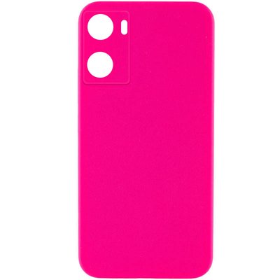 Чохол Silicone Cover Lakshmi Full Camera (AAA) для Oppo A57s Рожевий / Barbie pink (263773) 263773 фото