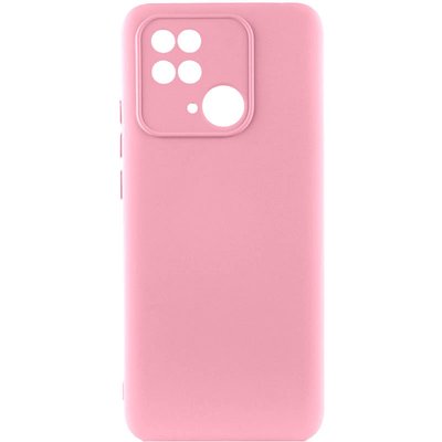 Чохол Silicone Cover Lakshmi Full Camera (AAA) для Xiaomi Redmi 10C Рожевий / Light pink (264031) 264031 фото