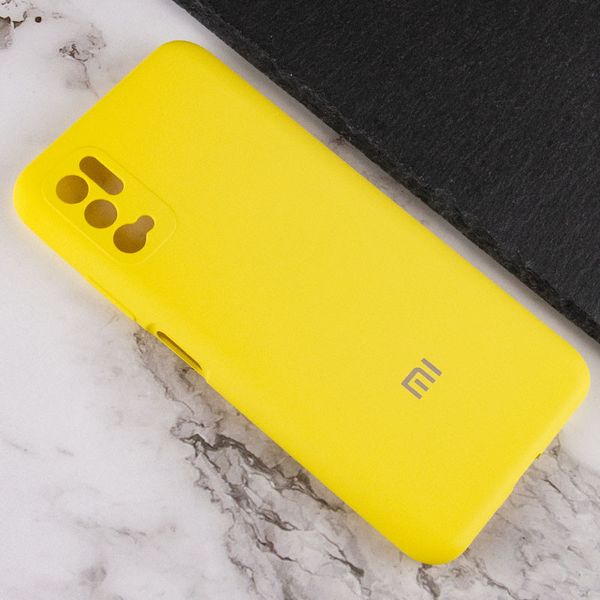 Чохол Silicone Cover Full Camera (AA) для Xiaomi Redmi Note 10 5G Жовтий / Yellow (187986) 187986 фото