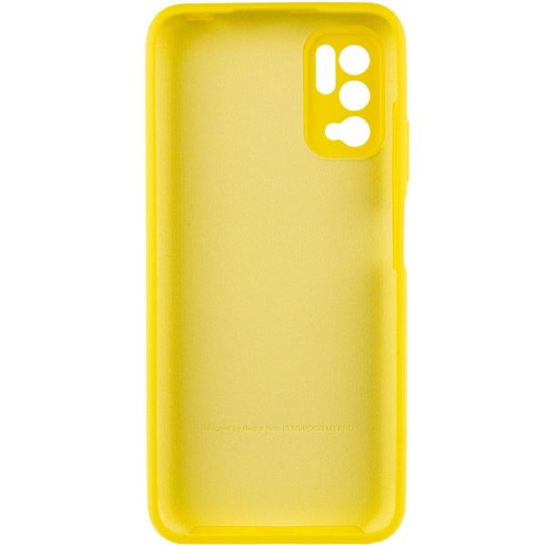 Чохол Silicone Cover Full Camera (AA) для Xiaomi Redmi Note 10 5G Жовтий / Yellow (187986) 187986 фото