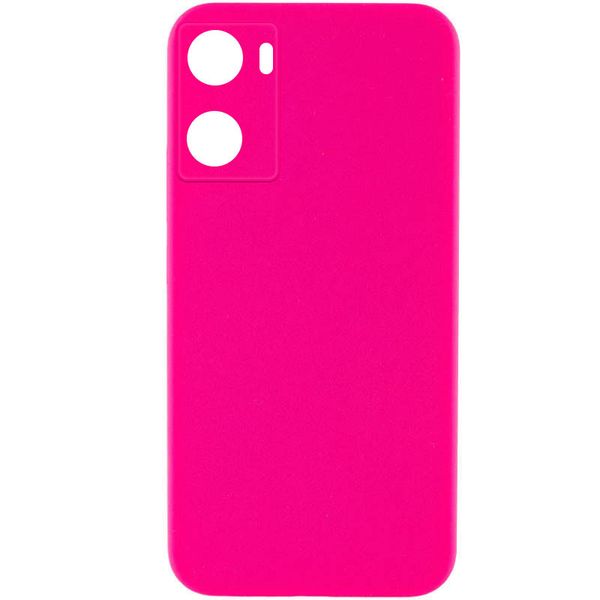 Чохол Silicone Cover Lakshmi Full Camera (AAA) для Oppo A57s Рожевий / Barbie pink (263773) 263773 фото