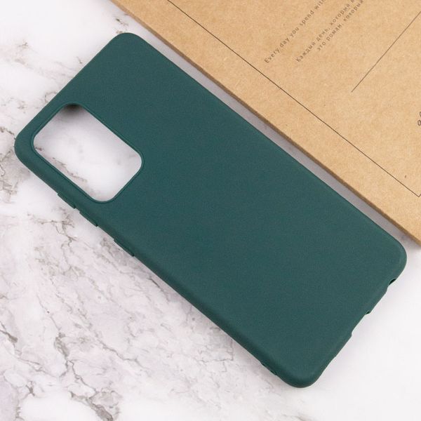 Силіконовий чохол Candy для Xiaomi Redmi Note 11E Зелений / Forest green (223998) 223998 фото