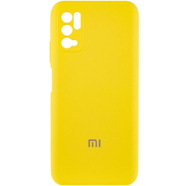 Чохол Silicone Cover Full Camera (AA) для Xiaomi Redmi Note 10 5G Жовтий / Yellow (187986) 187986 фото