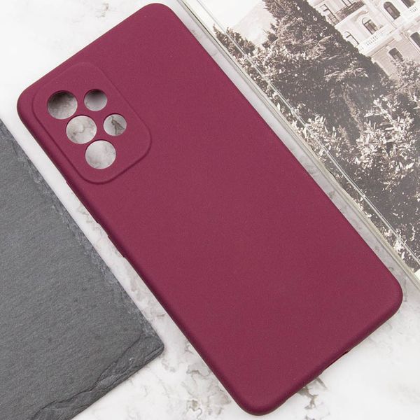 Чохол Silicone Cover Lakshmi Full Camera (AAA) для Samsung Galaxy A33 5G Бордовий / Plum (253067) 253067 фото