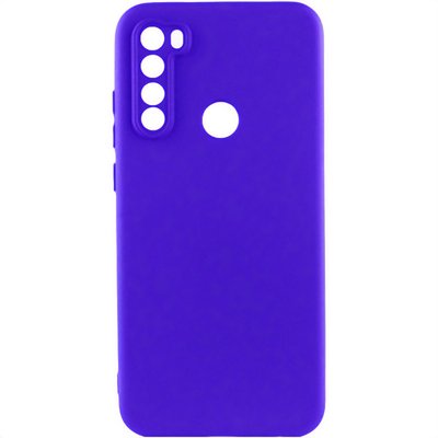 Чохол TPU GETMAN Liquid Silk Full Camera для Xiaomi Redmi Note 8T Синій / Iris (299622) 299622 фото