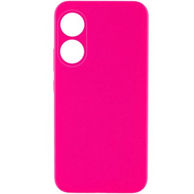 Чохол Silicone Cover Lakshmi Full Camera (AAA) для Oppo A78 4G Рожевий / Barbie pink (264738) 264738 фото