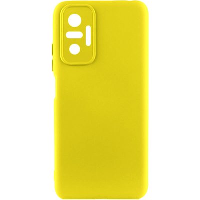 Чохол Silicone Cover Lakshmi Full Camera (AAA) для Xiaomi Redmi Note 11 Pro (Global) Жовтий / Yellow (253009) 253009 фото