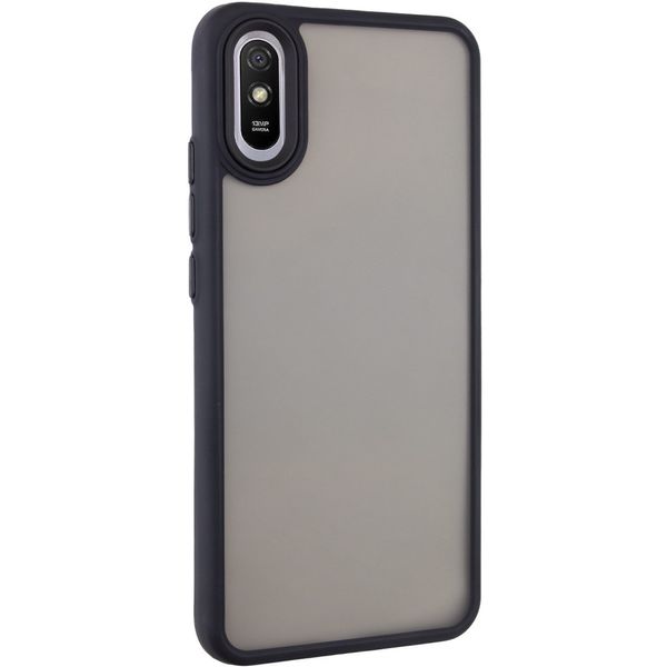 Чохол TPU+PC Lyon Frosted для Xiaomi Redmi 9A Black (265594) 265594 фото