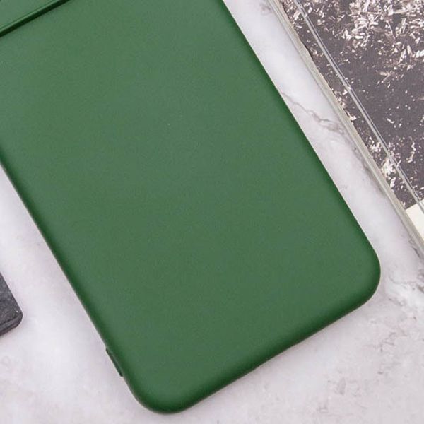 Чохол Silicone Cover Lakshmi Full Camera (A) для Motorola Moto E40 Зелений / Dark green (272144) 272144 фото