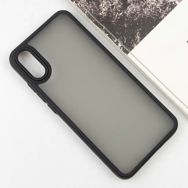 Чохол TPU+PC Lyon Frosted для Xiaomi Redmi 9A Black (265594) 265594 фото