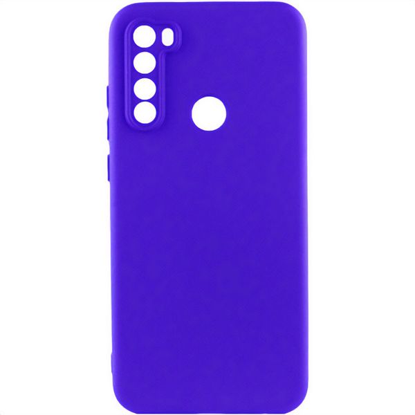 Чехол TPU GETMAN Liquid Silk Full Camera для Xiaomi Redmi Note 8T Синий / Iris (299622) 299622 фото