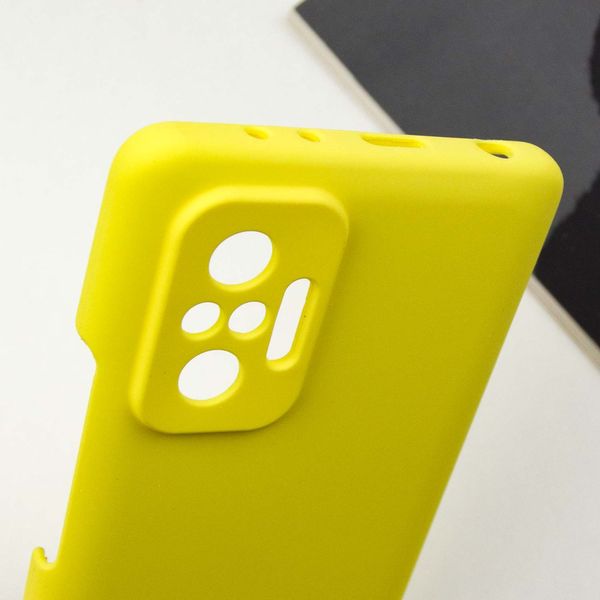 Чохол Silicone Cover Lakshmi Full Camera (AAA) для Xiaomi Redmi Note 11 Pro (Global) Жовтий / Yellow (253009) 253009 фото