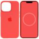 Чохол Silicone case (AAA) full with Magsafe для Apple iPhone 15 Pro Max (6.7") Червоний / Guava (265992) 265992 фото 1