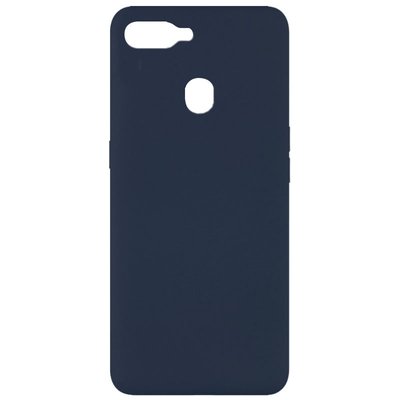 Чохол Silicone Cover Full without Logo (A) для Oppo A5s Синій / Midnight blue (153397) 153397 фото
