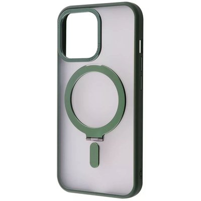 TPU+PC чохол WAVE Attraction case with Magnetic Safe для Apple iPhone 12 Pro Green (264862) 264862 фото
