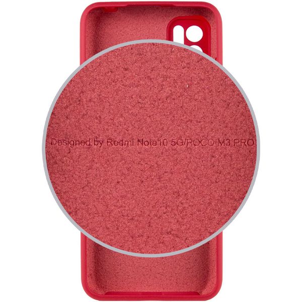 Чохол Silicone Cover Full Camera (AA) для Xiaomi Redmi Note 10 5G Червоний / Rose Red (187993) 187993 фото