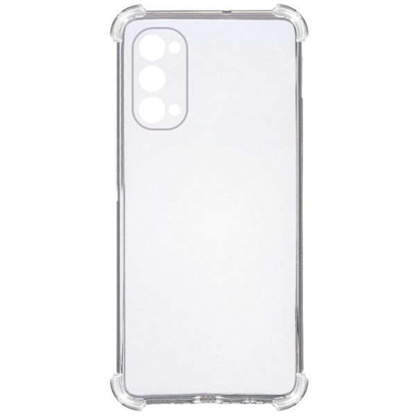 TPU чохол GETMAN Ease logo посилені кути Full Camera для Oppo Reno 4 Pro 5G Безбарвний (прозорий) (283253) 283253 фото