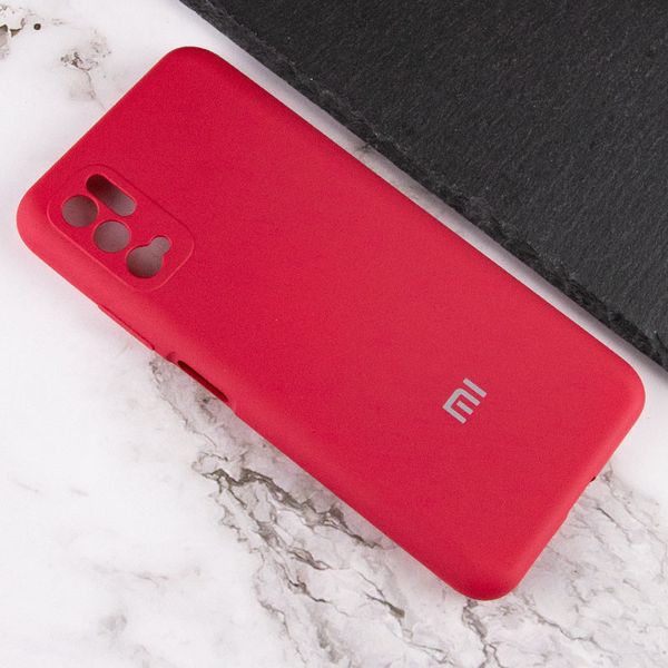 Чохол Silicone Cover Full Camera (AA) для Xiaomi Redmi Note 10 5G Червоний / Rose Red (187993) 187993 фото