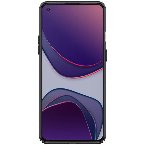 Карбонова накладка Nillkin Camshield (зі шторкою для камери) для OnePlus 8T Чорний / Black (159639) 159639 фото