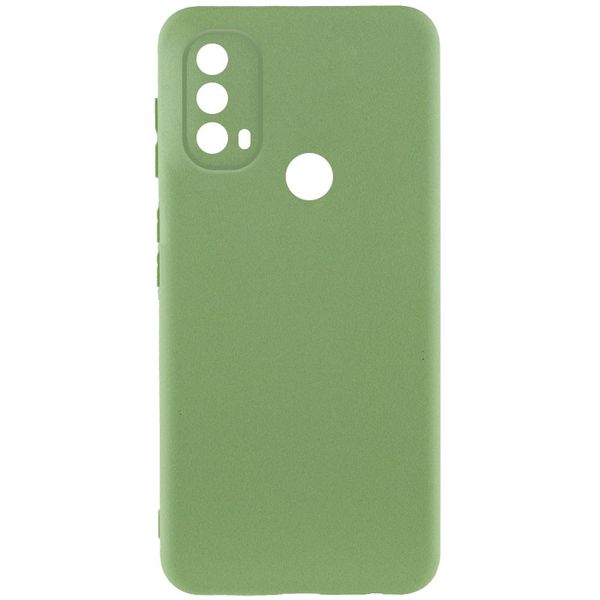 Чохол Silicone Cover Lakshmi Full Camera (A) для Motorola Moto E40 Зелений / Pistachio (272145) 272145 фото