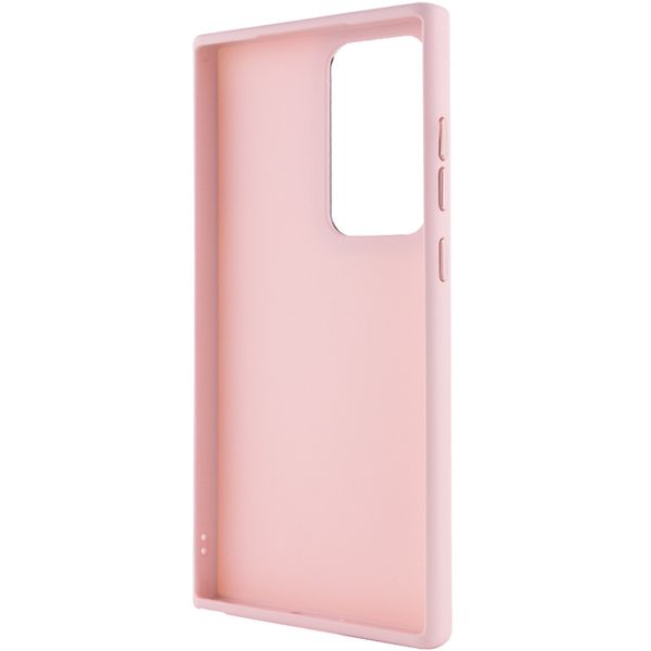 TPU чохол Bonbon Metal Style для для Samsung Galaxy S24 Ultra Рожевий / Light pink (269941) 269941 фото