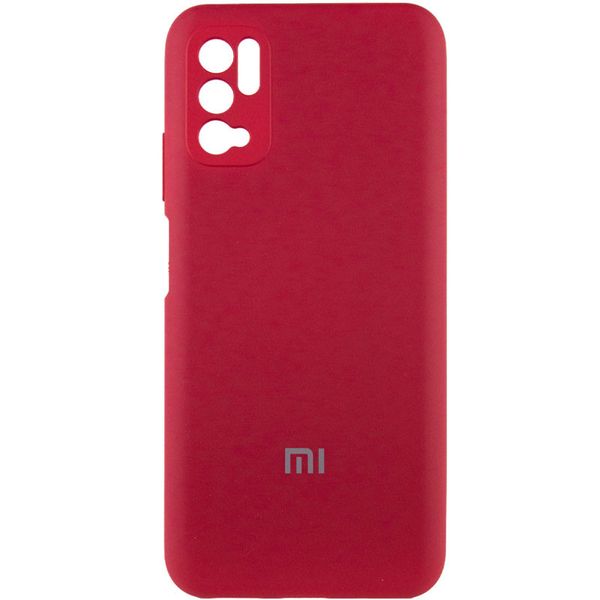 Чохол Silicone Cover Full Camera (AA) для Xiaomi Redmi Note 10 5G Червоний / Rose Red (187993) 187993 фото