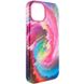 Шкіряний чохол Colour Splash для Apple iPhone 11 (6.1") Pink / Blue (251775) 251775 фото 2