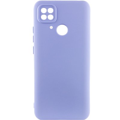 Чехол Silicone Cover Lakshmi Full Camera (AAA) для Xiaomi Redmi 10C Сиреневый / Dasheen (264034) 264034 фото