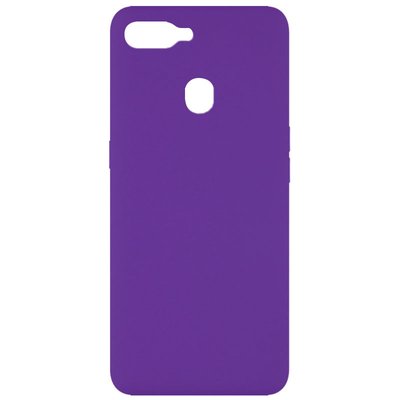 Чохол Silicone Cover Full without Logo (A) для Oppo A5s Фіолетовий / Purple (153401) 153401 фото