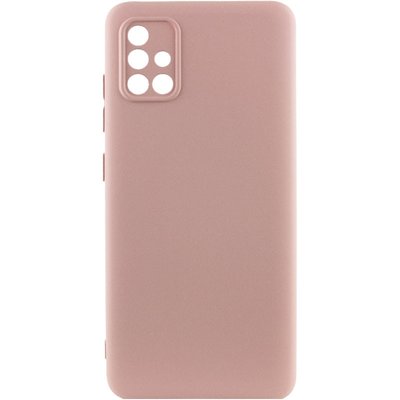 Чохол Silicone Cover Lakshmi Full Camera (A) для Samsung Galaxy A51 Рожевий / Pink Sand (212392) 212392 фото