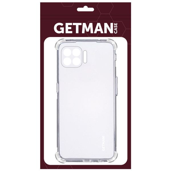 TPU чохол GETMAN Ease logo посилені кути Full Camera для Oppo Reno 4 Lite Безбарвний (прозорий) (283251) 283251 фото