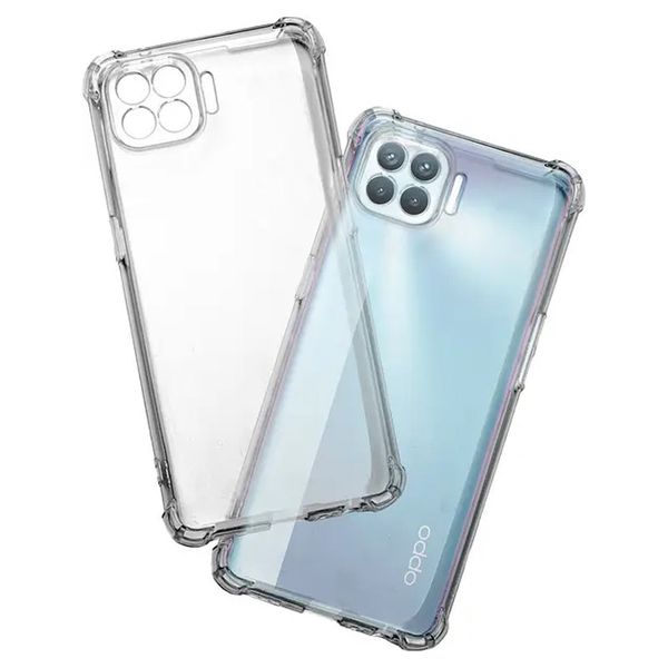 TPU чехол GETMAN Ease logo усиленные углы Full Camera для Oppo Reno 4 Lite Бесцветный (прозрачный) (283251) 283251 фото