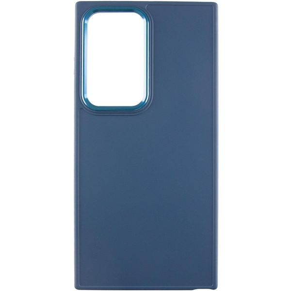 TPU чохол Bonbon Metal Style для для Samsung Galaxy S24 Ultra Синій / Cosmos blue (269942) 269942 фото