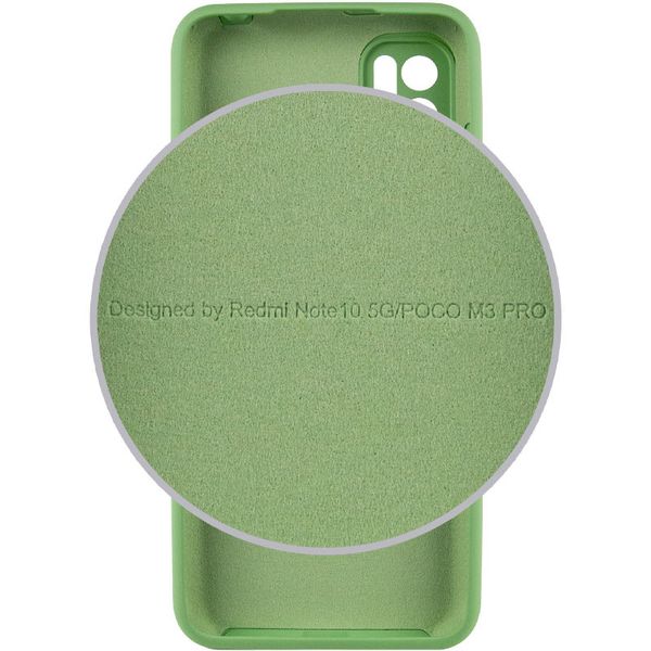 Чохол Silicone Cover Full Camera (AA) для Xiaomi Redmi Note 10 5G М'ятний / Mint (187994) 187994 фото