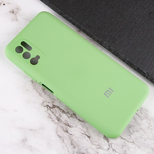 Чохол Silicone Cover Full Camera (AA) для Xiaomi Redmi Note 10 5G М'ятний / Mint (187994) 187994 фото