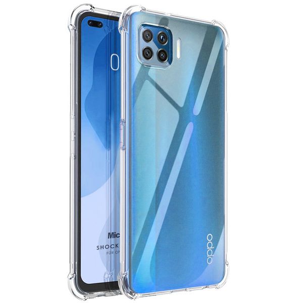 TPU чехол GETMAN Ease logo усиленные углы Full Camera для Oppo Reno 4 Lite Бесцветный (прозрачный) (283251) 283251 фото