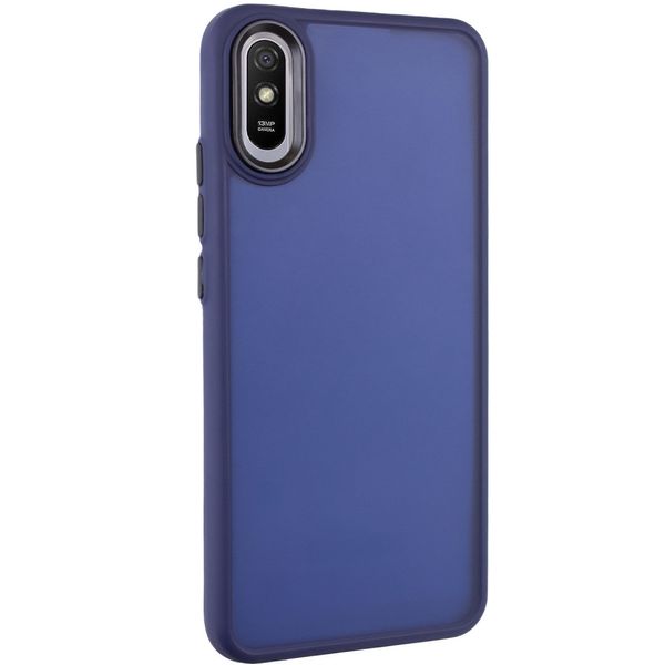 Чохол TPU+PC Lyon Frosted для Xiaomi Redmi 9A Navy Blue (265596) 265596 фото