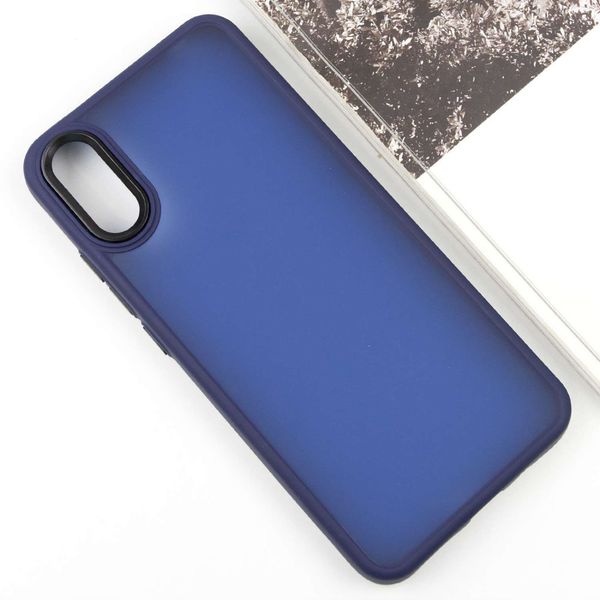 Чохол TPU+PC Lyon Frosted для Xiaomi Redmi 9A Navy Blue (265596) 265596 фото