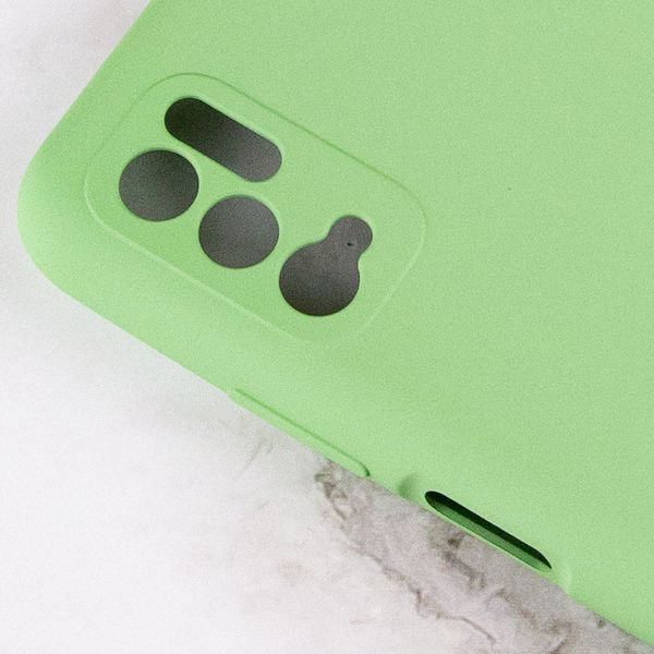 Чохол Silicone Cover Full Camera (AA) для Xiaomi Redmi Note 10 5G М'ятний / Mint (187994) 187994 фото