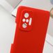 Чохол Silicone Cover Lakshmi Full Camera (AAA) для Xiaomi Redmi Note 11 Pro (Global) Червоний / Red (253011) 253011 фото 4