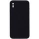 Silicone Case Square Full Camera Protective (AA) NOLOGO для Apple iPhone XS Max (6.5") Черный / Black (285477) 285477 фото 1