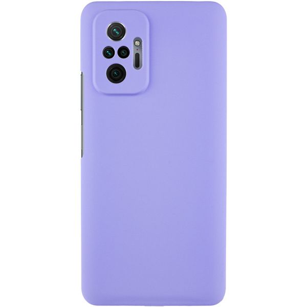 Чехол Silicone Cover Lakshmi Full Camera (AAA) для Xiaomi Redmi Note 10 Pro / 10 Pro Max Сиреневый / Dasheen (253017) 253017 фото