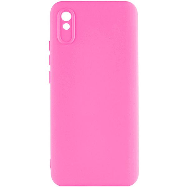 Чохол Silicone Cover Lakshmi Full Camera (AAA) для Xiaomi Redmi 9A Рожевий / Barbie pink (264045) 264045 фото