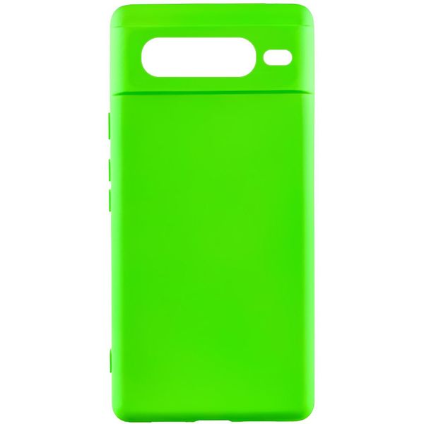 Чохол Silicone Cover Lakshmi (A) для Google Pixel 7 Pro Салатовий / Neon Green (267027) 267027 фото