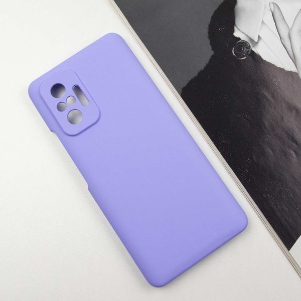 Чехол Silicone Cover Lakshmi Full Camera (AAA) для Xiaomi Redmi Note 10 Pro / 10 Pro Max Сиреневый / Dasheen (253017) 253017 фото