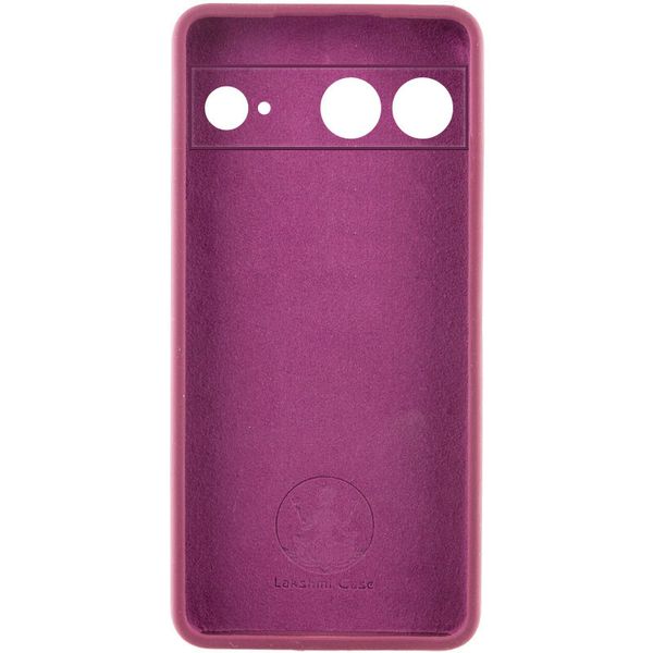 Чохол Silicone Cover Lakshmi Full Camera (AAA) для Google Pixel 7 Бордовий / Plum (263639) 263639 фото